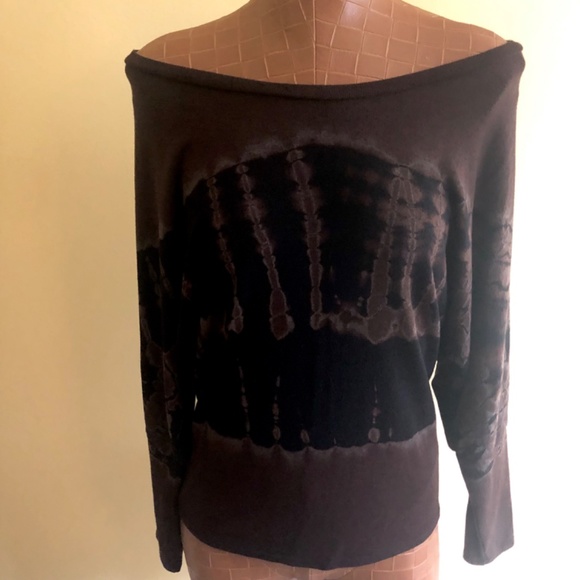 NWOT Tie Dye Dolman Sleeved Knit Top - Picture 3 of 10